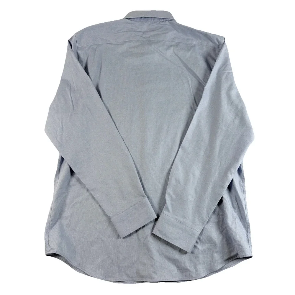 Banana Republic Slim Fit Shirt‎ Mens Sz XL X-Large Solid Blue Button Up
